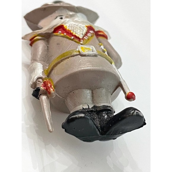 Vintage Rubber Toy Civil War Officer Charm - Picture 3 of 6